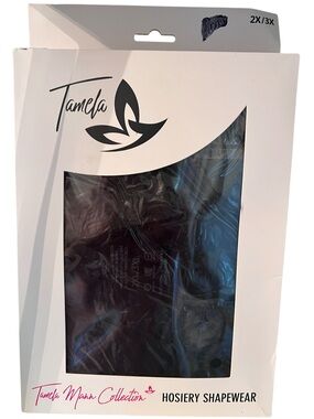 Tamela Mann Shapewear 2X/3X Black Everyday Control Hosiery NIP TMS-F22-001